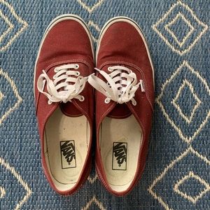 Maroon Authentic Vans